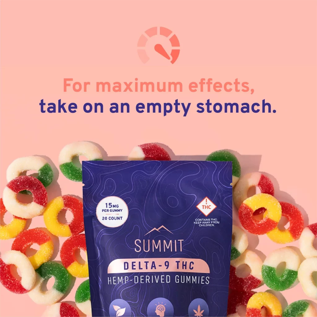 Summit Vegan Delta 9 THC Infused Gummies